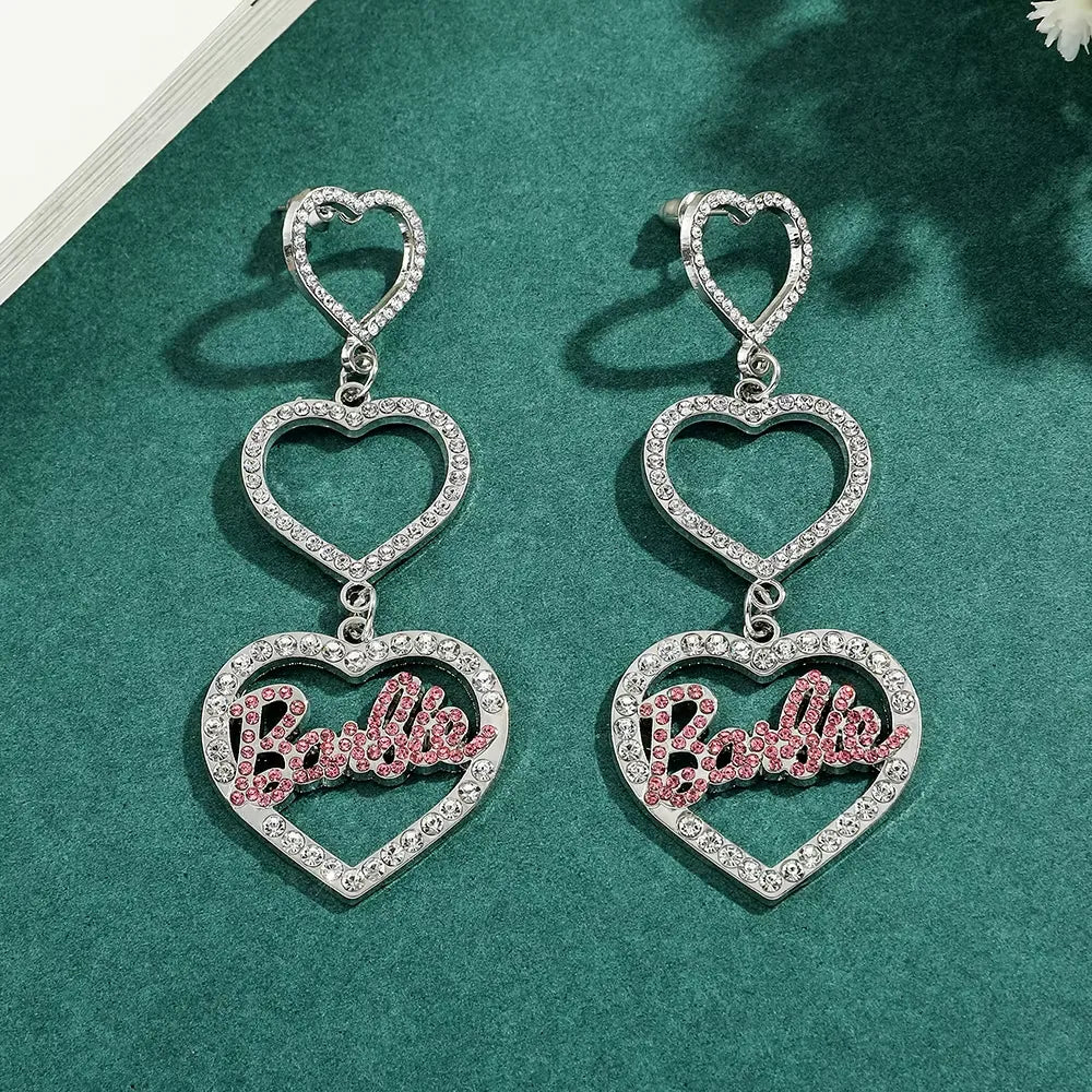 Pink Barbie Y2K Earrings