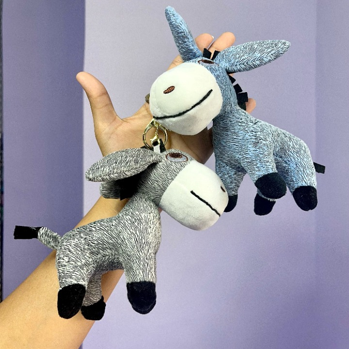 Cute Eeyore Plush Keychain