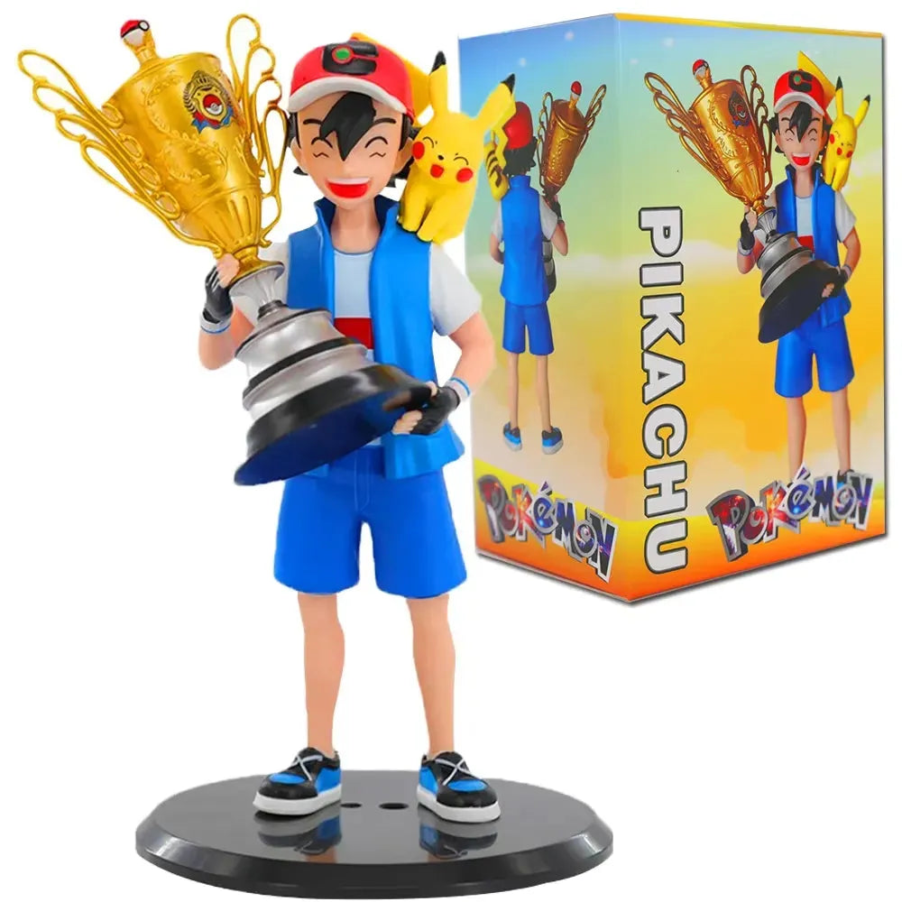 Ash & Pikachu Pokemon Champions Figurine (18 cm)