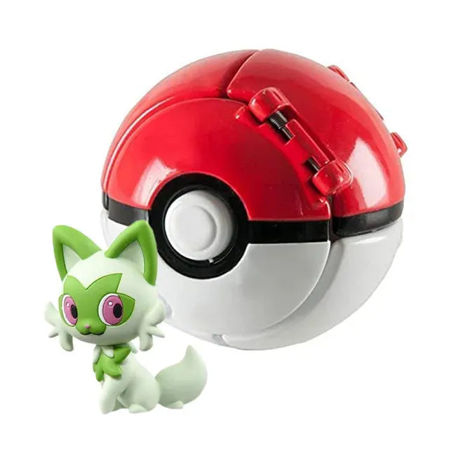 Pokemon Pokeball Mini Figurines