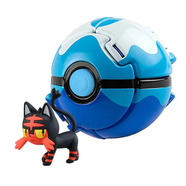 Pokemon Pokeball Mini Figurines