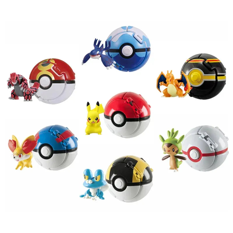 Pokemon Pokeball Mini Figurines