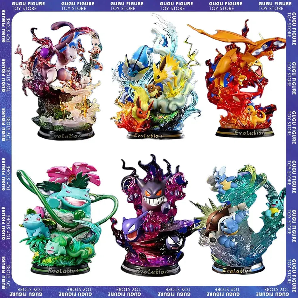 Pokémon Evolution Anime Figurine