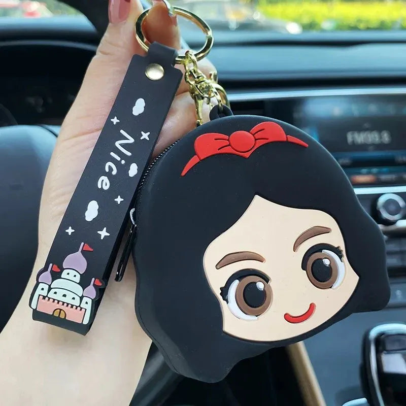 Princess Coin Pouch Keychain