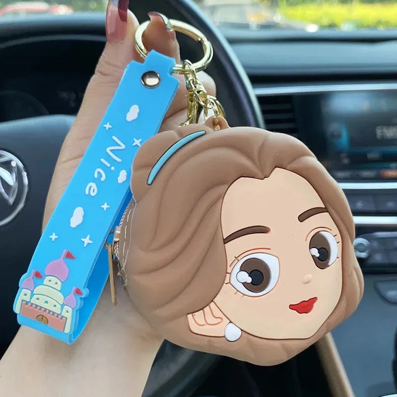 Princess Coin Pouch Keychain