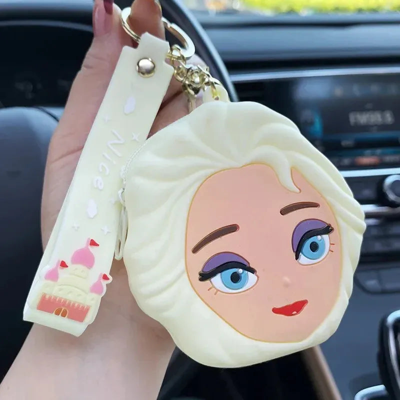 Princess Coin Pouch Keychain