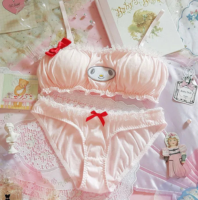 Medoly Peachy Blossom Lingerie Set
