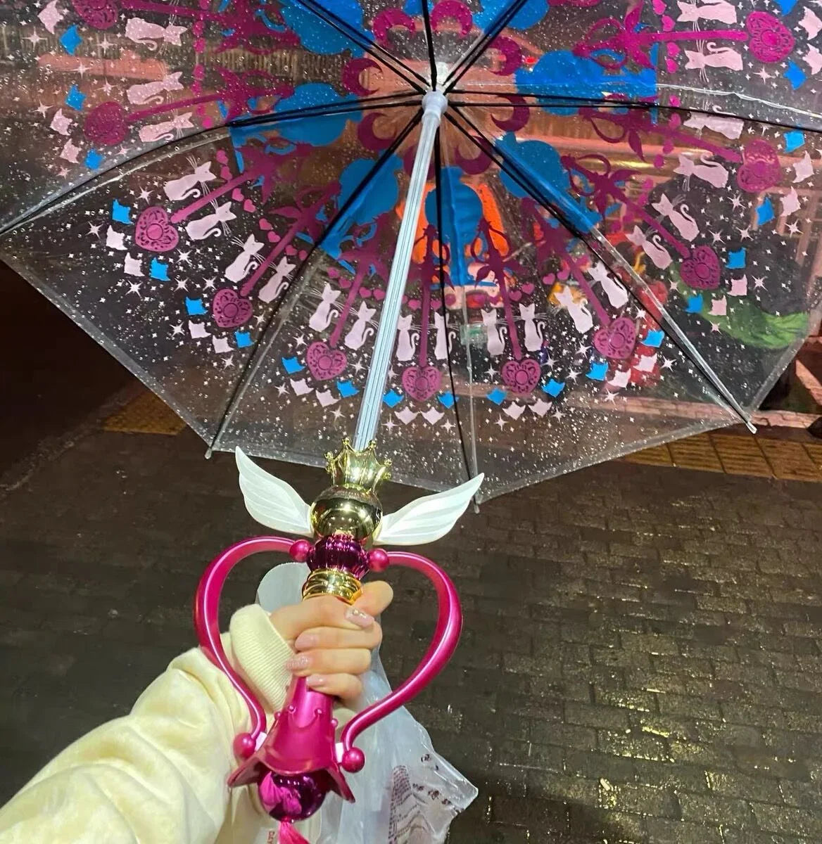 Red Color Changing Umbrella - Bear Hugs
