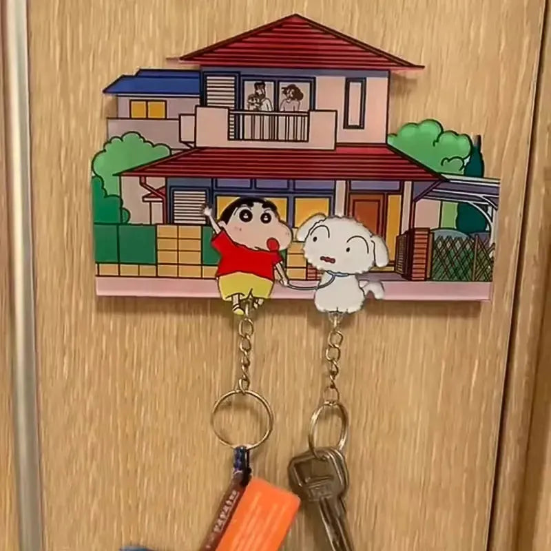 Shinchan House Wall Mount Couple Keychain