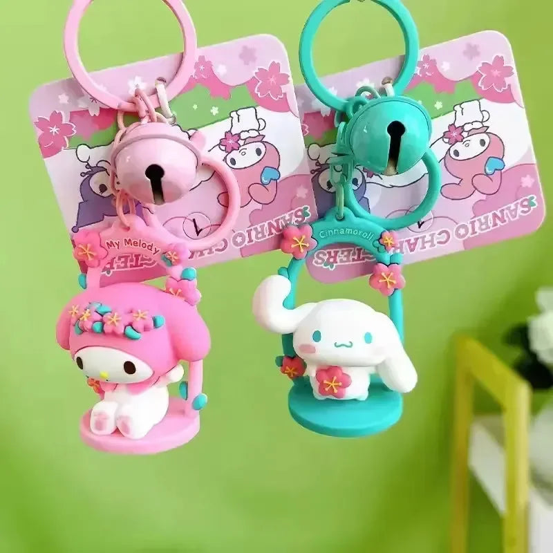 Sanliou Sakura Swing 3D Keychain