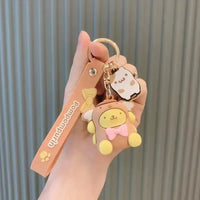 Sanliou Hoodie Cute Girl 3D Keychain