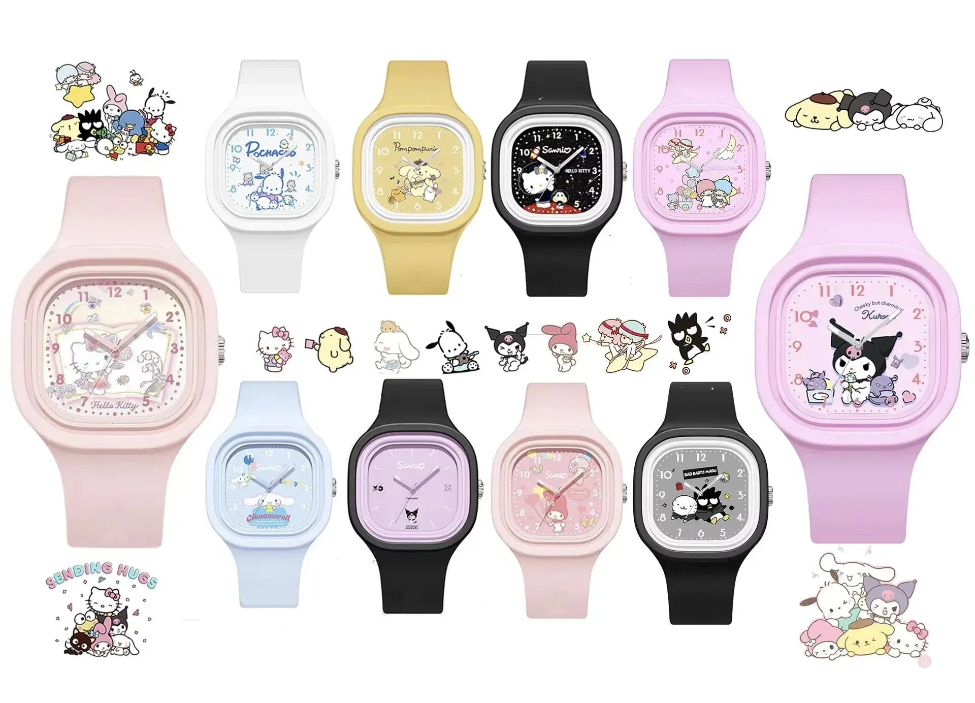 Sanrio Square Student Watch