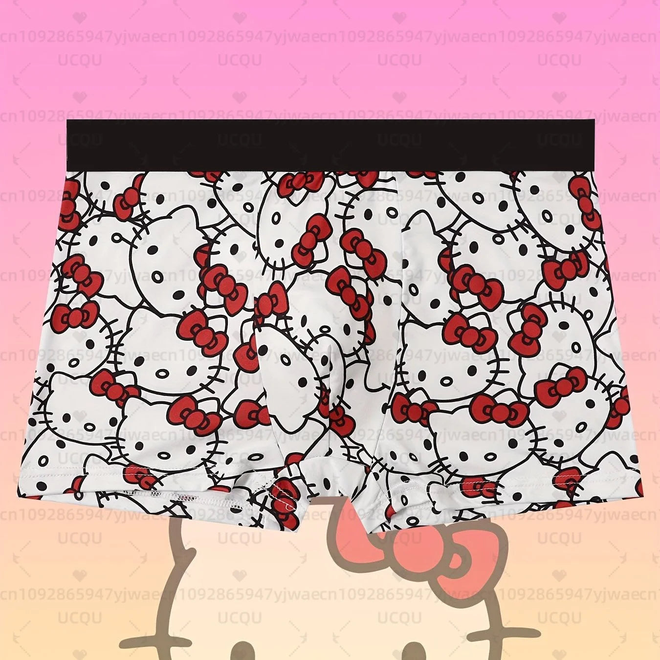 Hello Kitty Breathable Men's Boxer Brief (Set of 3)
