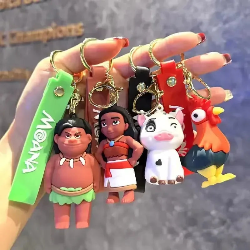 Porte-clés 3D Moana &amp; Crew 
