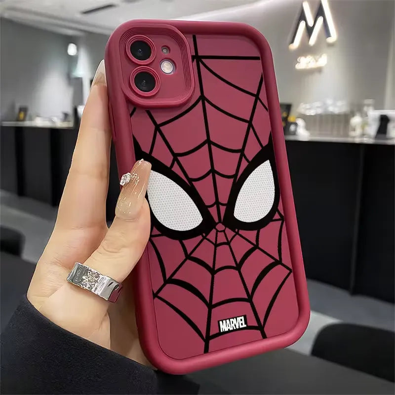 Spiderman Silicon Phone Case (For iPhones)