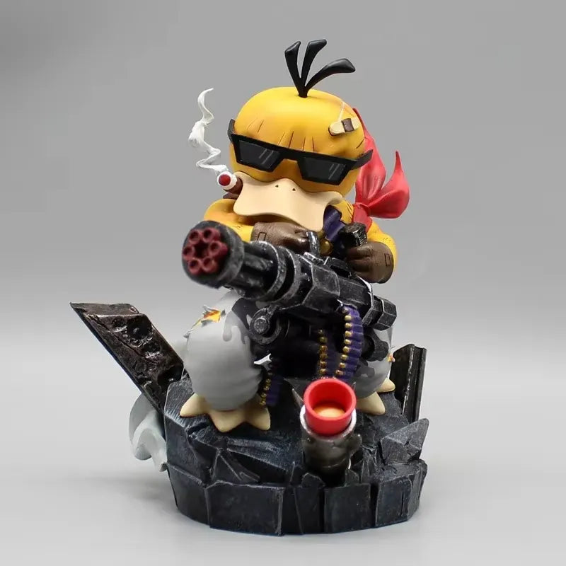 Pokemon Gatling Psyduck Cosplay Contra Figurine (14.5 cm)