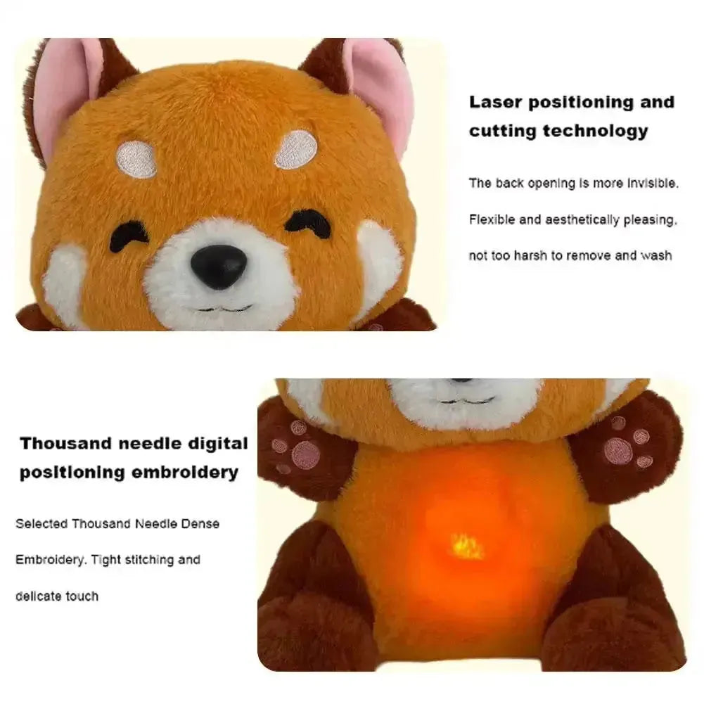 Red Panda Musical Breathing Teddy Plushie