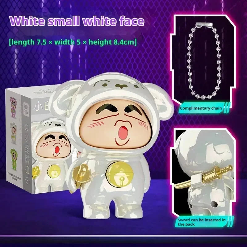 Crayon Shinchan Gradient Face Changing Keychain