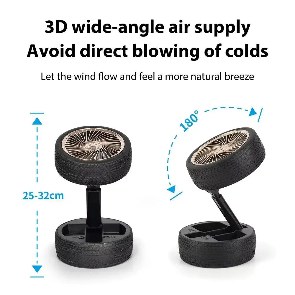 Rechargeable Tyre Shaped Electric Fan