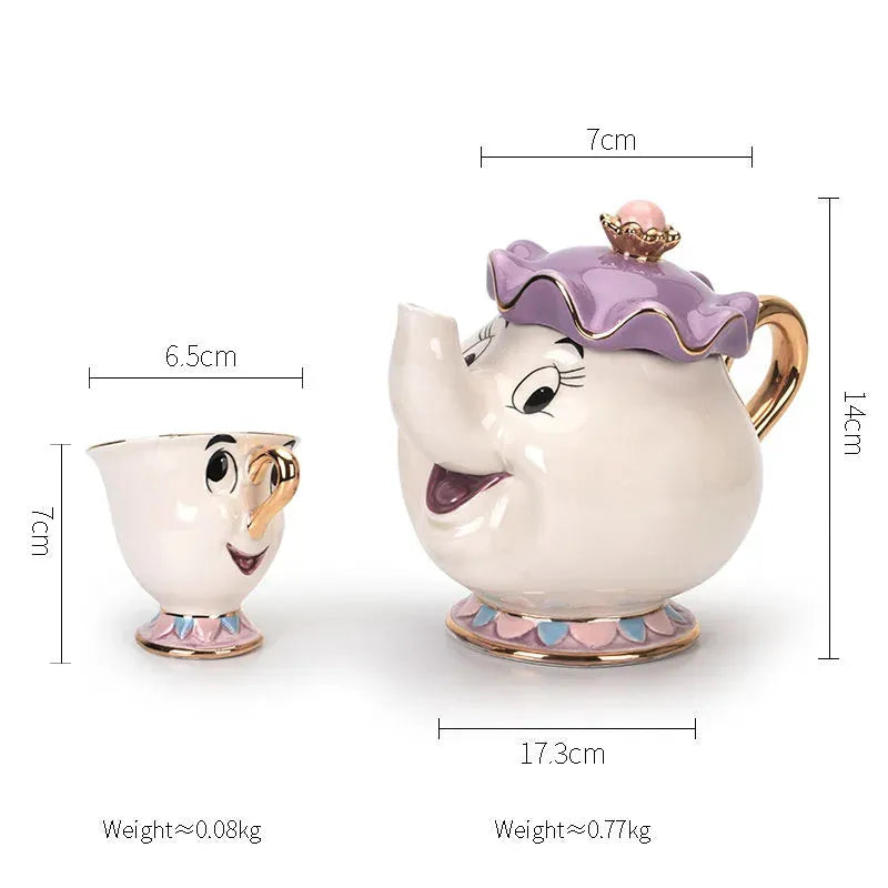 Beauty And The Beast Mrs. Potts & Chip Tea Cup