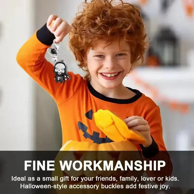 Glow & Sound LED Grim Reaper Keychain