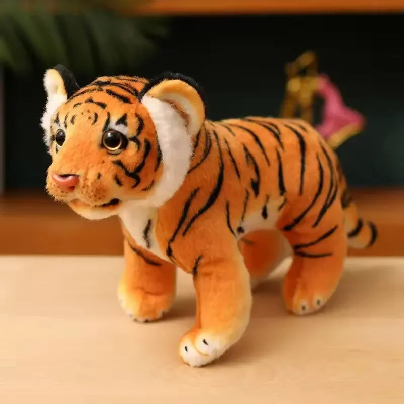Stripy Snuggler Realistic Tiger Cub Plushie (20 cm)