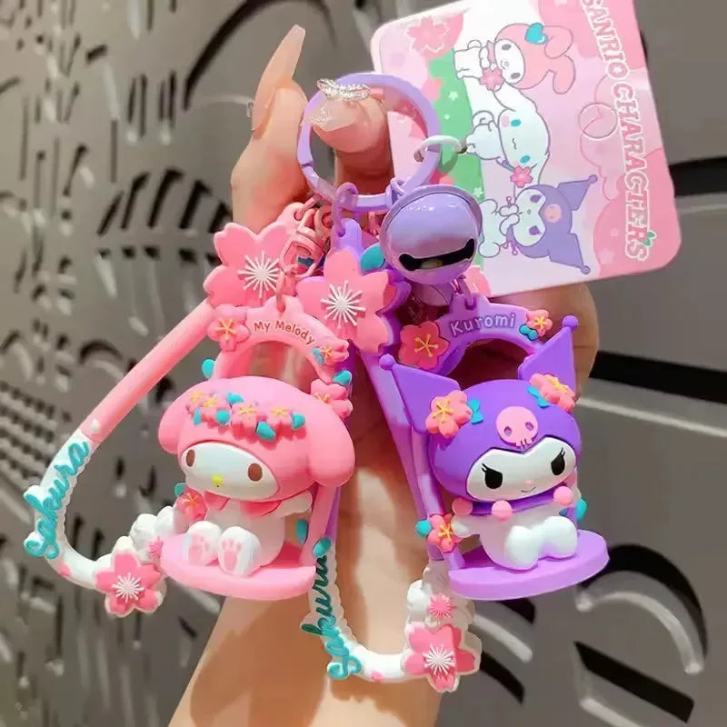 Sanliou Sakura Swing 3D Keychain
