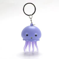 Glowing Jellyfish Keychain