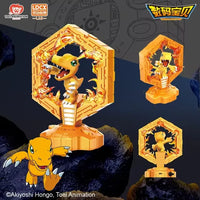 Digimon Derivatives Agumon Gabumon Glowing Figurine (18 cm)