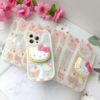 Hello Kitty Paw Print Tok Stand Phone Case (For iPhones)