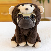 25CM Creative Hat Shar-pei Dog Plush Toy Other Animal Dress Up Hat Can Be Taken Off Into A Dog Doll Children's Birthday Gift - Bear Hugs