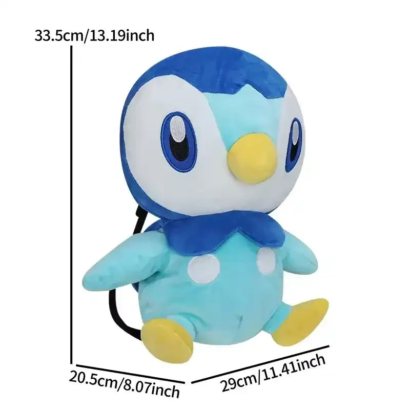 Piplup Pokimon Delightful Plush Backpack
