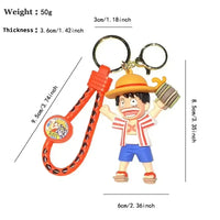 Straw Hat Cheers One Piece Keychain