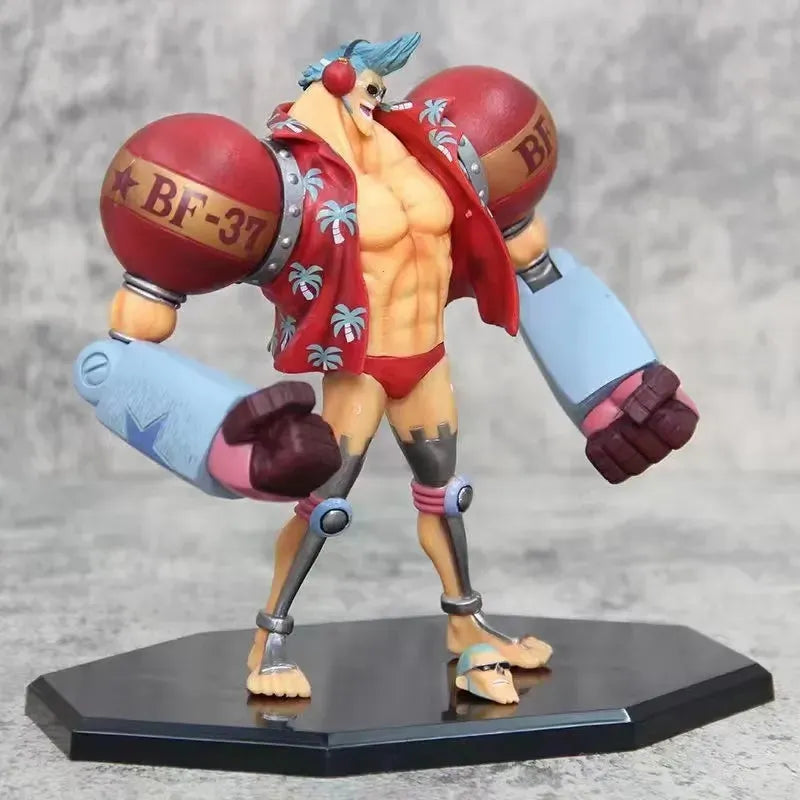 One Piece Franky 2 Heads Action Figurine (18cm)