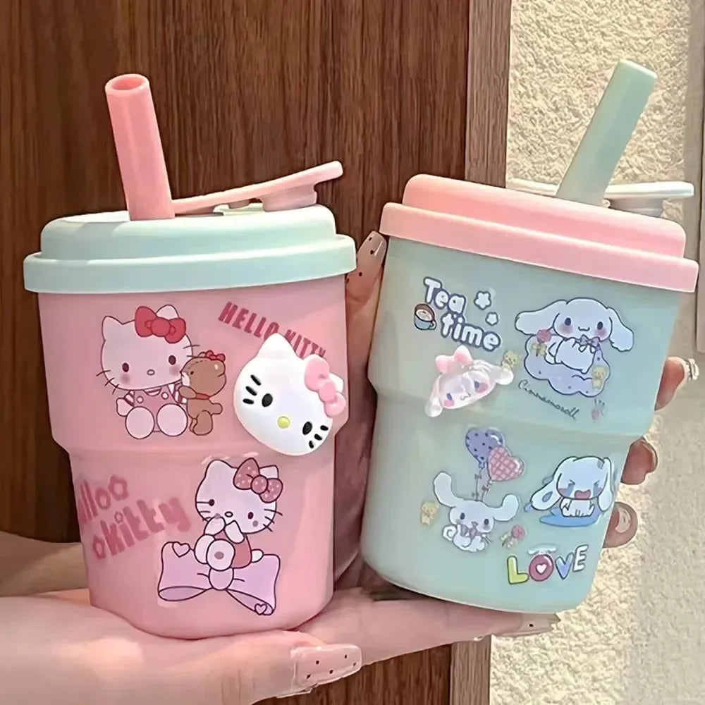 Sanliou DIY Kawaii Straw Cup (420 ml)