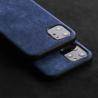 Luxury Italian Alcantara Leather Case (For iPhones)