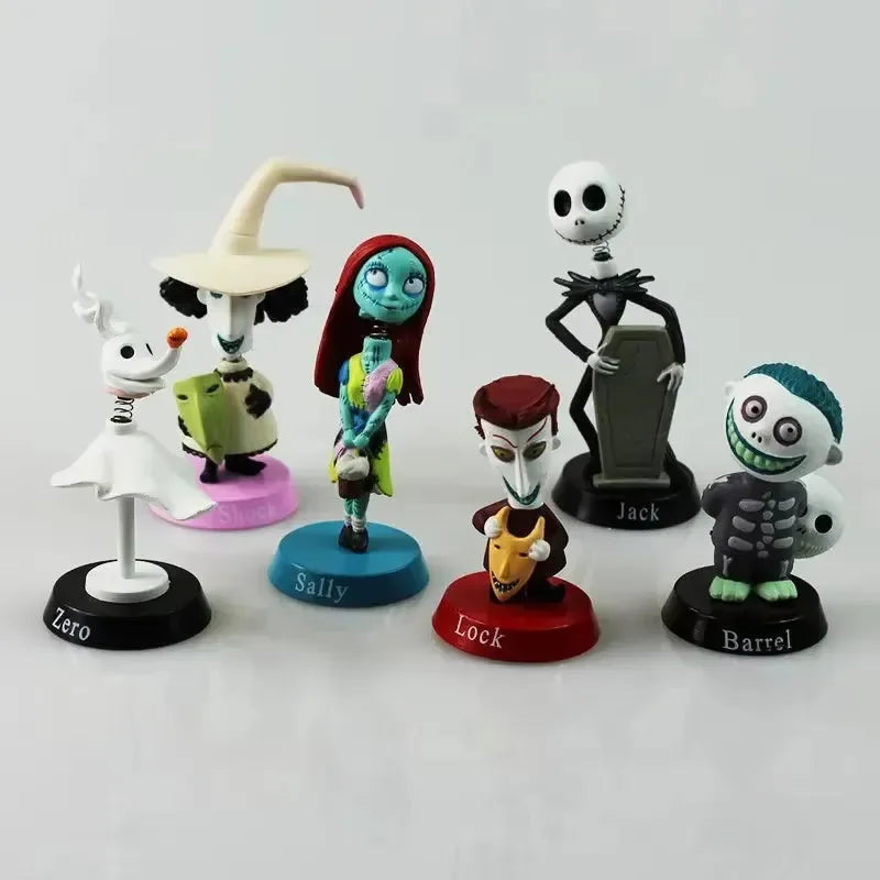 The Nightmare Before Christmas Bobbleheads (Set of 6)