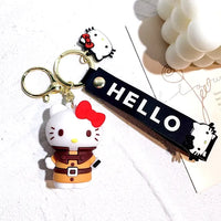 Kawaii Hello Kitty Cosplay 3D Keychain