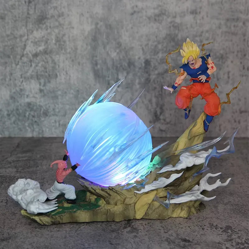 Buu vs Goku Super Saiyan Genki Bomb Action Figure (21 cm)