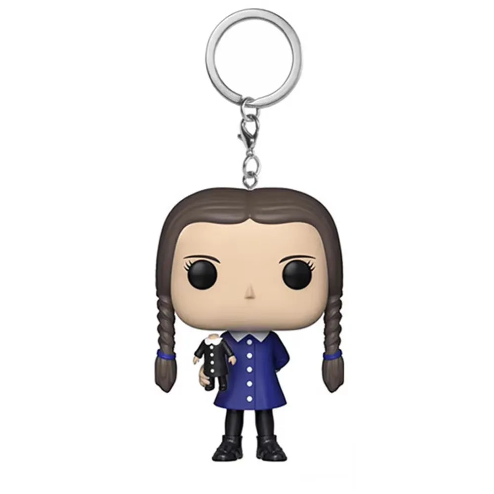 Wednesday Addams 3D Keychain