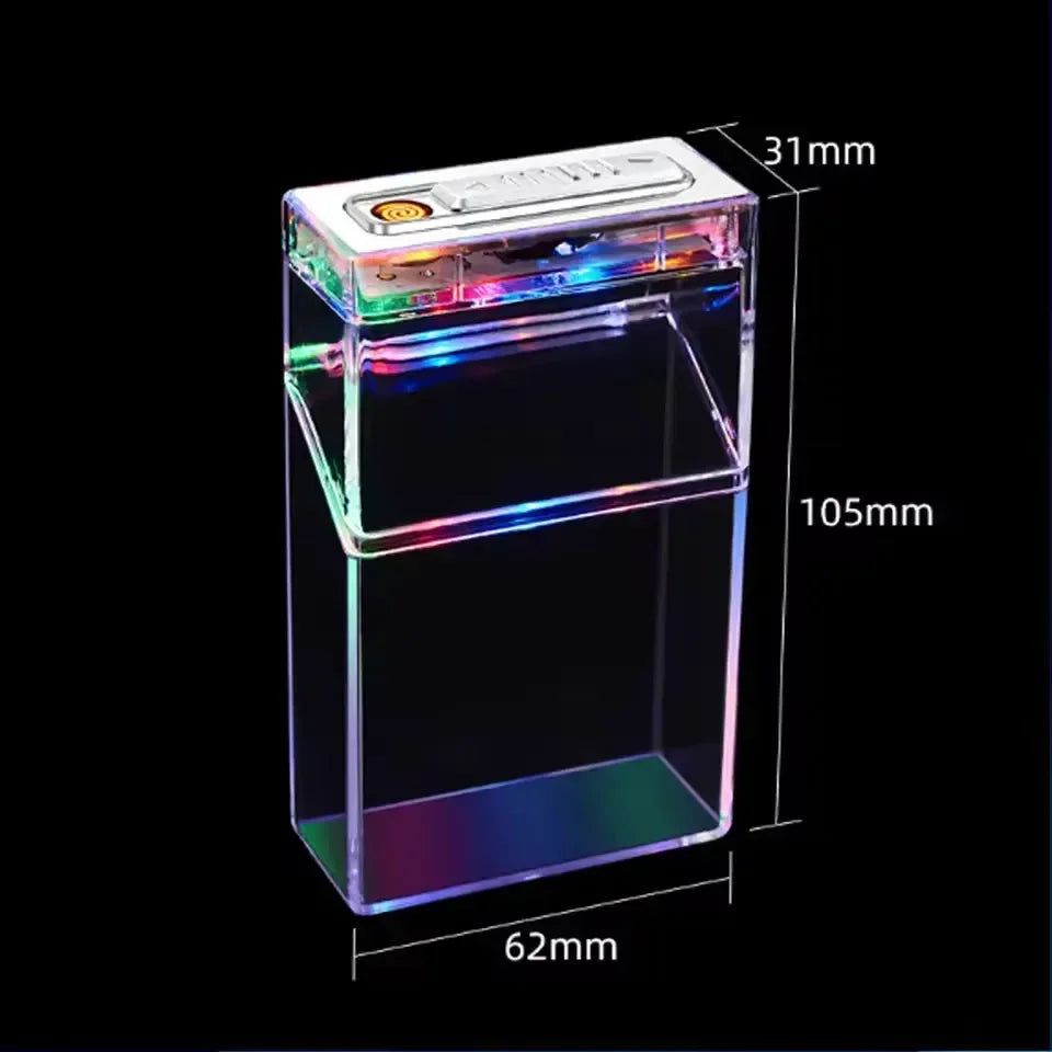 Sparkle Snug Sanliou Cigarette Case Lighter