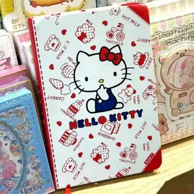Hello Doodle Kitty A5 Hardcover Notebook