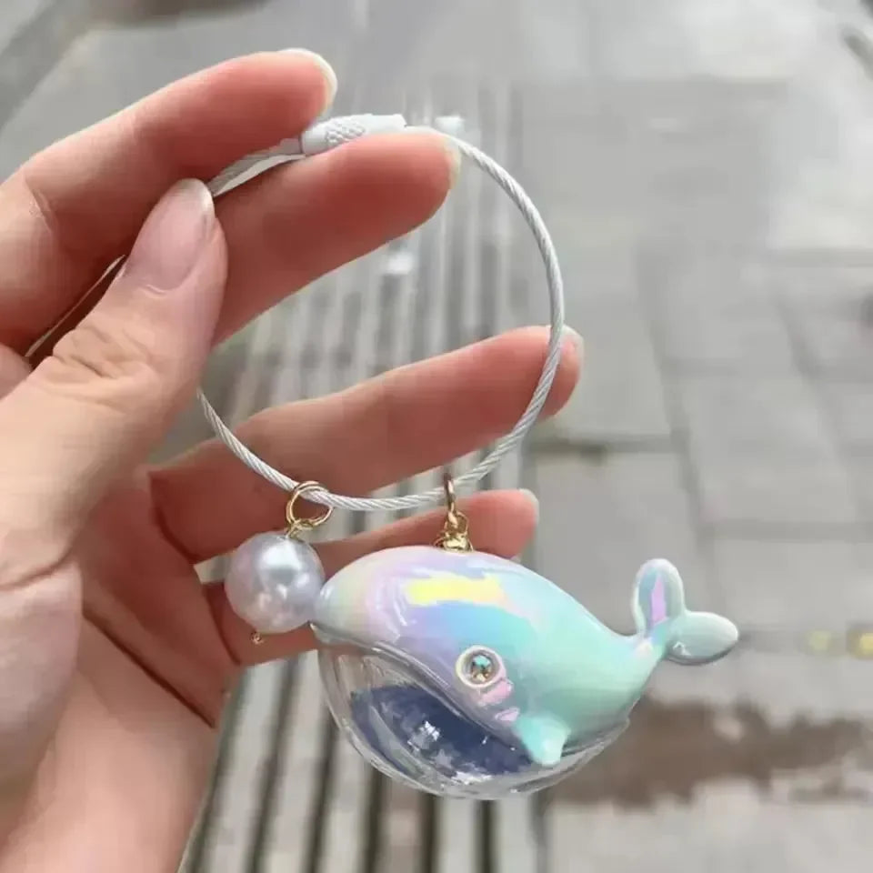 WIFTY Ocean Whisperer Whale Keychain