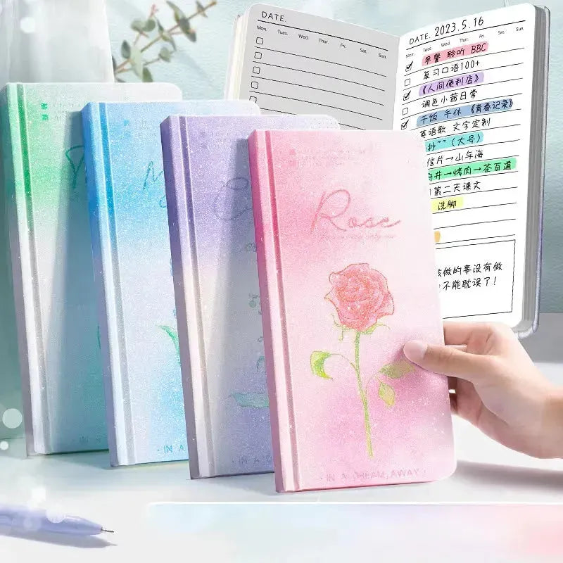 Gradient Flower Planner Notebook