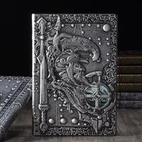 Warrior's Writ 3D Embossed Leather Notebook