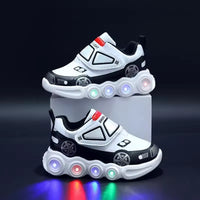 Glow & Go Luminous Cartoon Car Sneakers