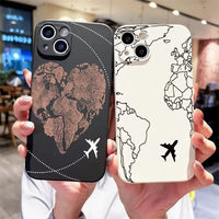 Heart Map Phone Case (For iPhones)