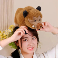 Fluffy Wild Boar Plushie Soft Toy - Bear Hugs