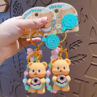 Butterbear Sweet Donut Keychain