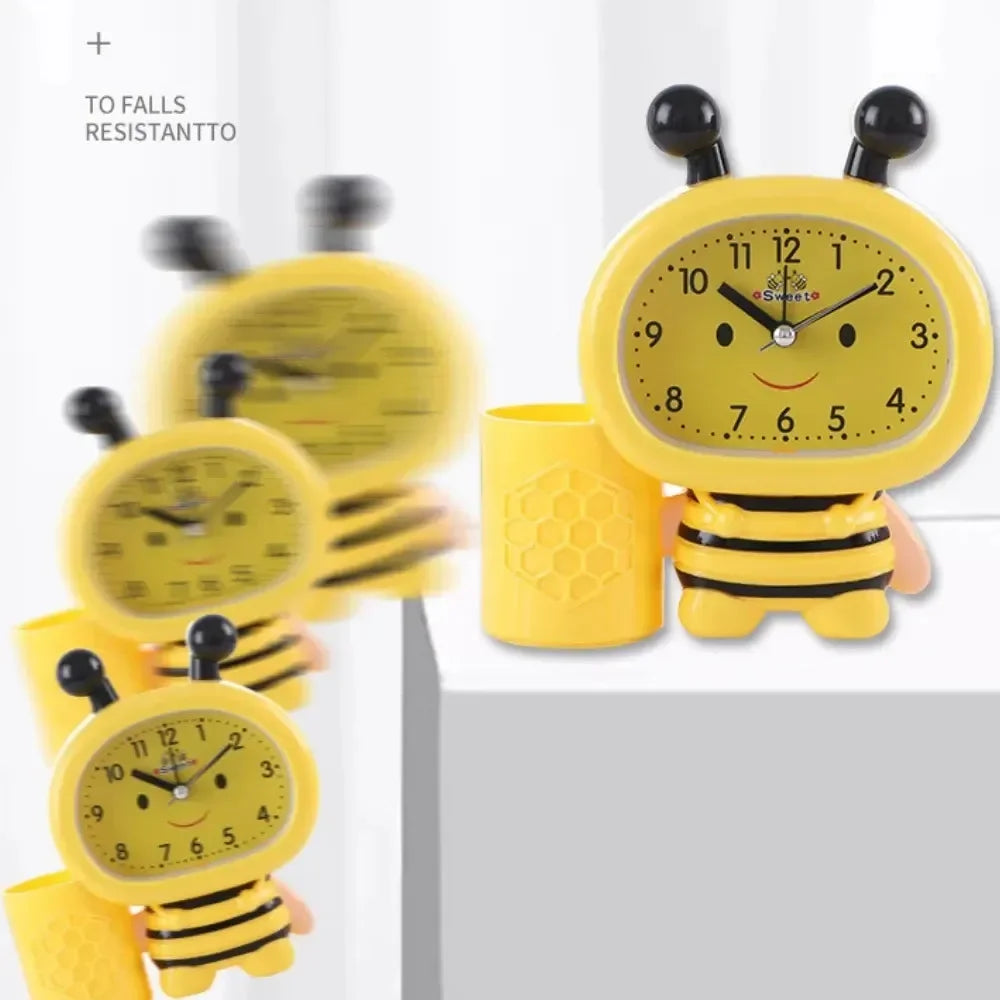 Bee-Spoke Alarm Clock Pen Holder